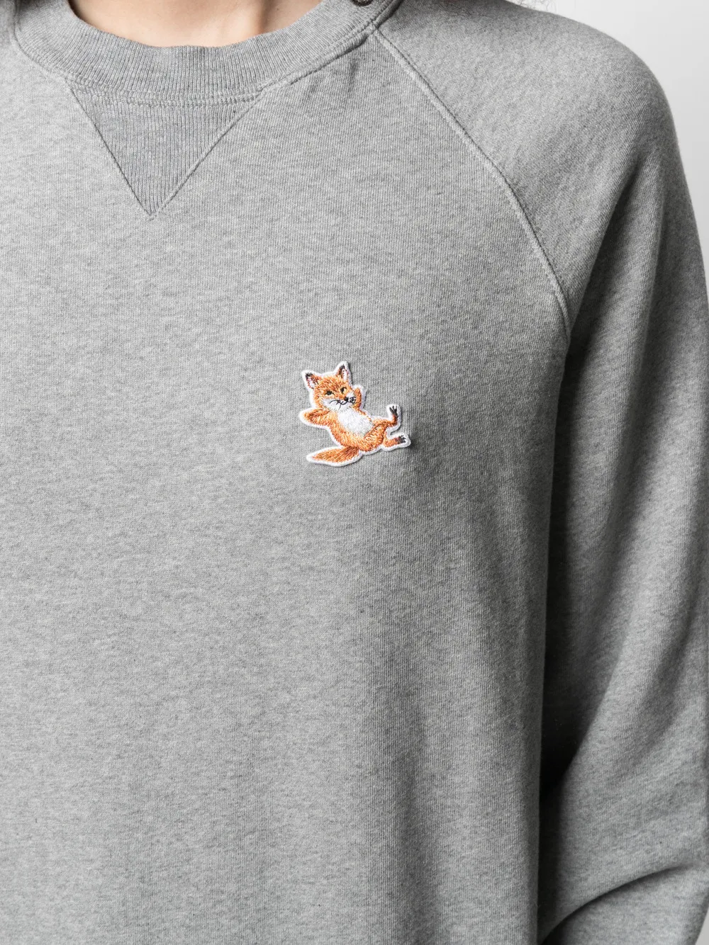 фото Maison kitsuné толстовка с нашивкой