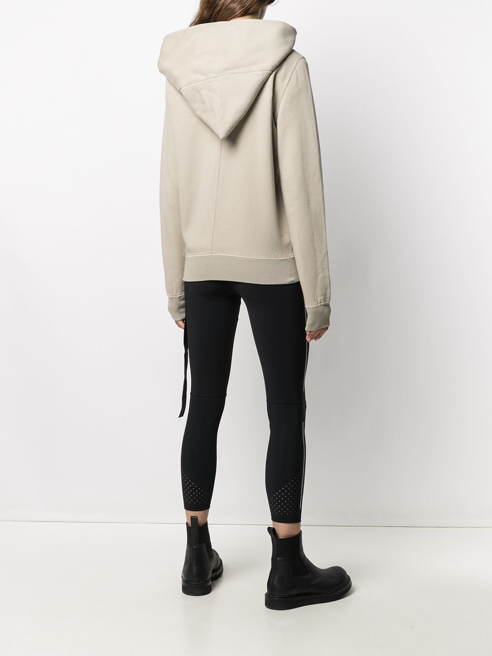 фото Rick owens drkshdw asymmetric zip-up hoodie