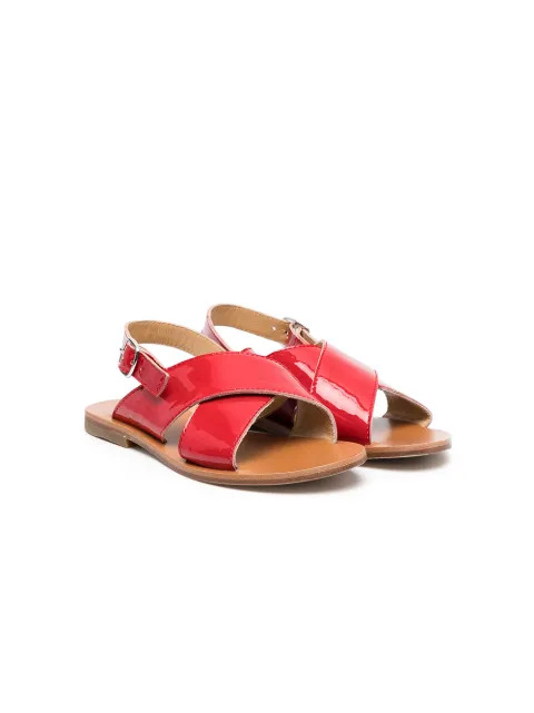 Gallucci Kids buckled two-tone sandals