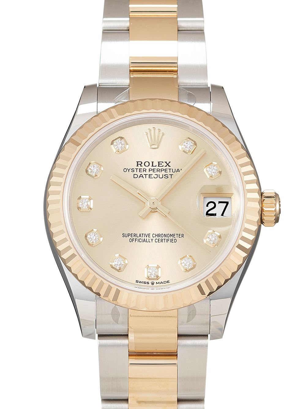 фото Rolex наручные часы datejust pre-owned 31 мм 2020-го года