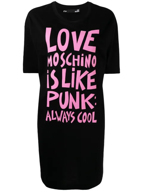 love moschino t shirt dress
