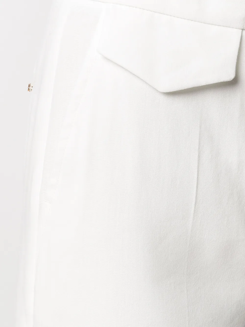 Max Mara Broek met wijde pijpen Wit