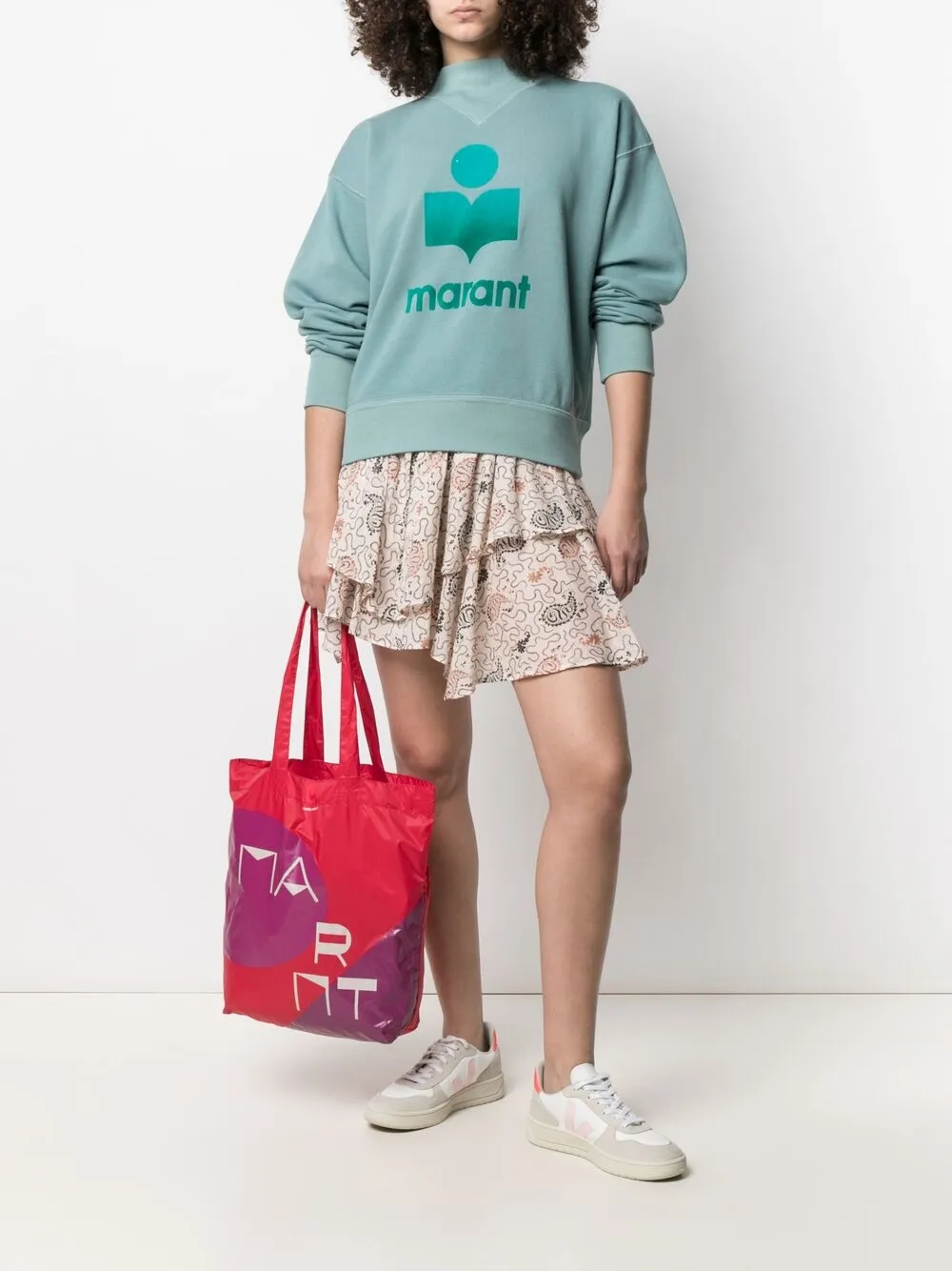 фото Isabel marant étoile сумка-шопер с логотипом