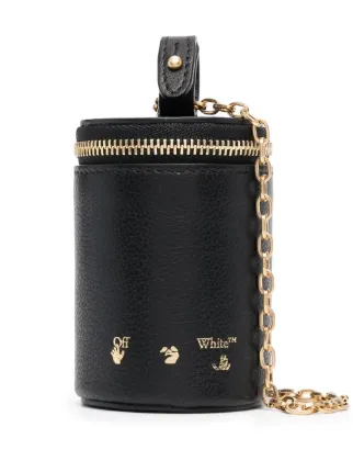 Off-White Mini Leather Cylinder Bag - Farfetch