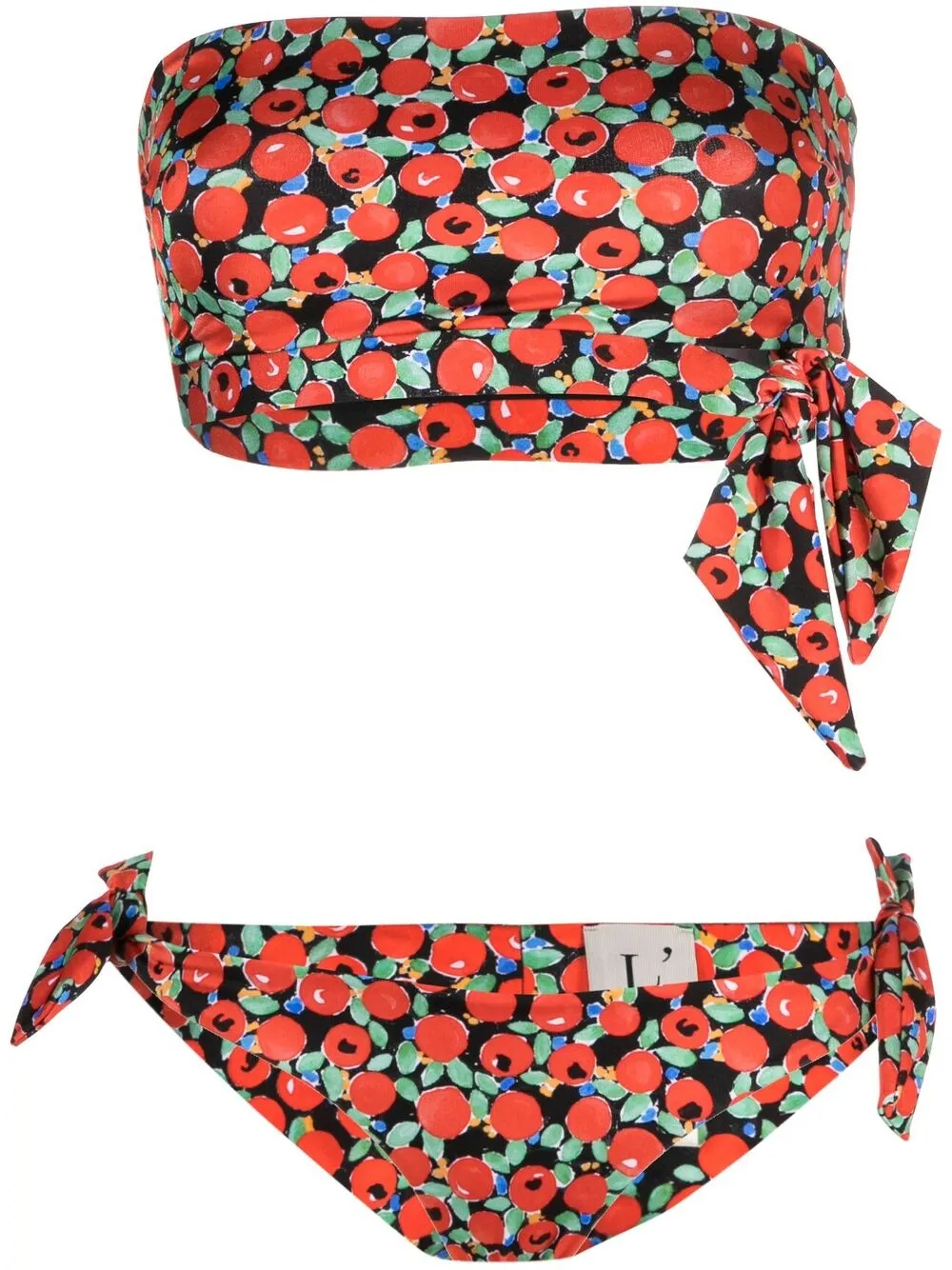 L'Autre Chose бикини с лифом-бандо и узором