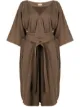 Image 1 of Lemaire belted V-neck dress