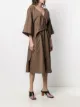 Lemaire belted V-neck dress