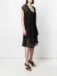 Ann Demeulemeester sheer panel shift dress
