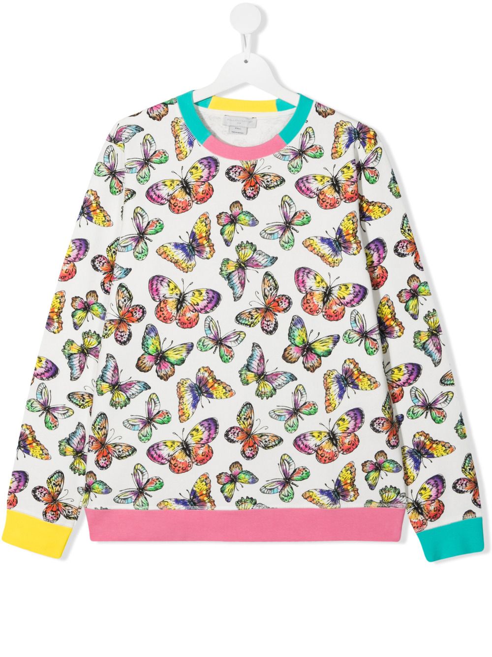 STELLA MCCARTNEY TEEN BUTTERFLY-PRINT SWEATSHIRT