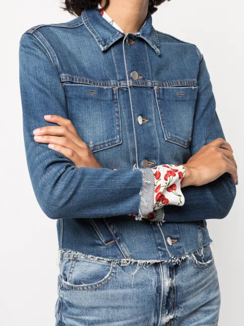 L'Agence Janelle denim jacket - FARFETCH