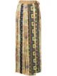 Image 1 of Pierre-Louis Mascia geometric pleat maxi skirt