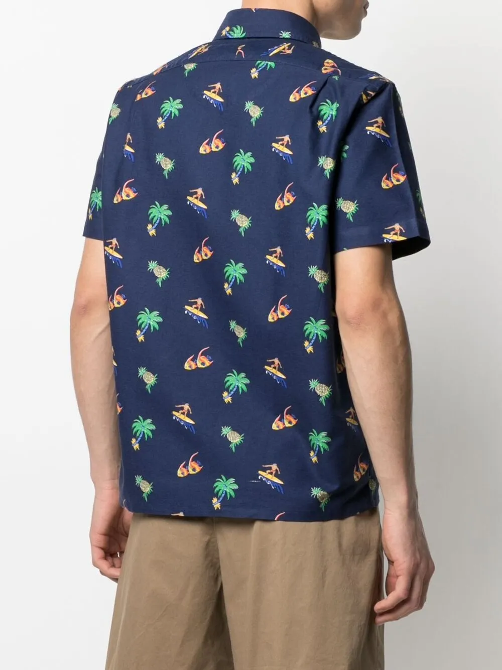 фото Polo ralph lauren рубашка с принтом