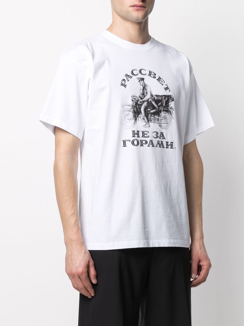 фото Paccbet logo graphic print t-shirt