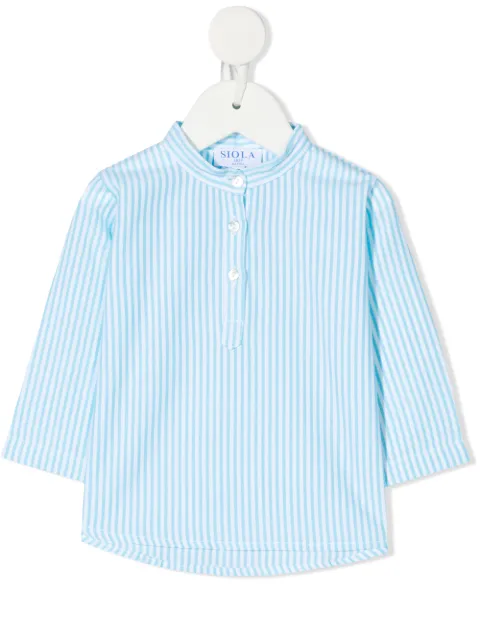 Siola stripe-pattern buttoned shirt