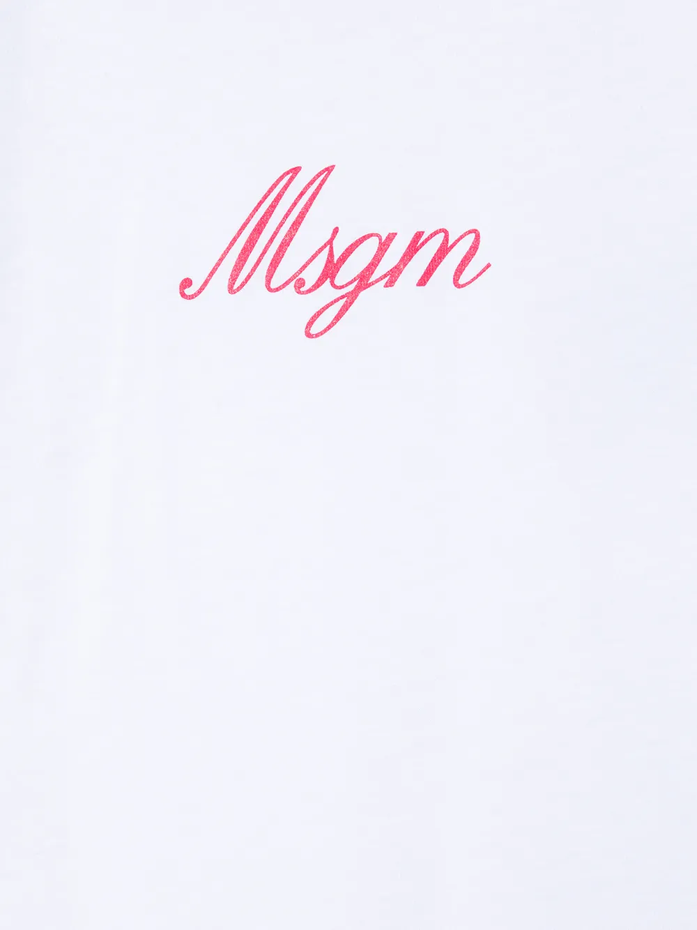 фото Msgm kids футболка с короткими рукавами и логотипом