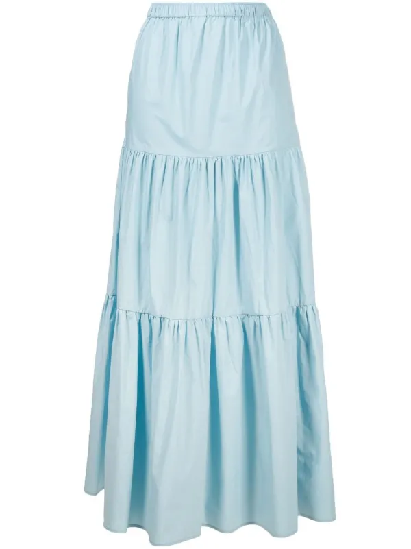 Tiered cotton skirt Clearance