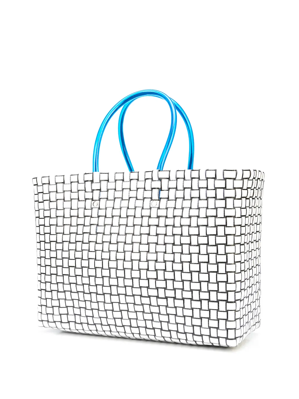 фото Marni market большая плетеная сумка-тоут