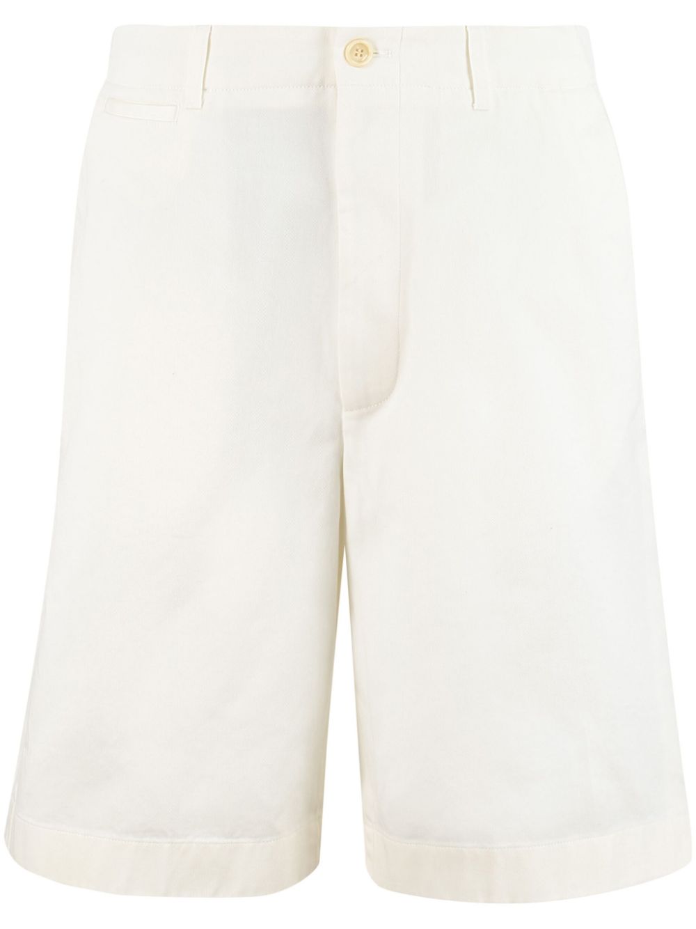 Gucci logo patch bermuda shorts - Neutrals