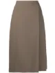 Image 1 of 12 STOREEZ pleated side-slit midi skirt
