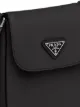 Prada Bolsa mini com placa de logo