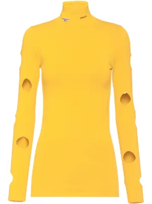 prada cut out sweater