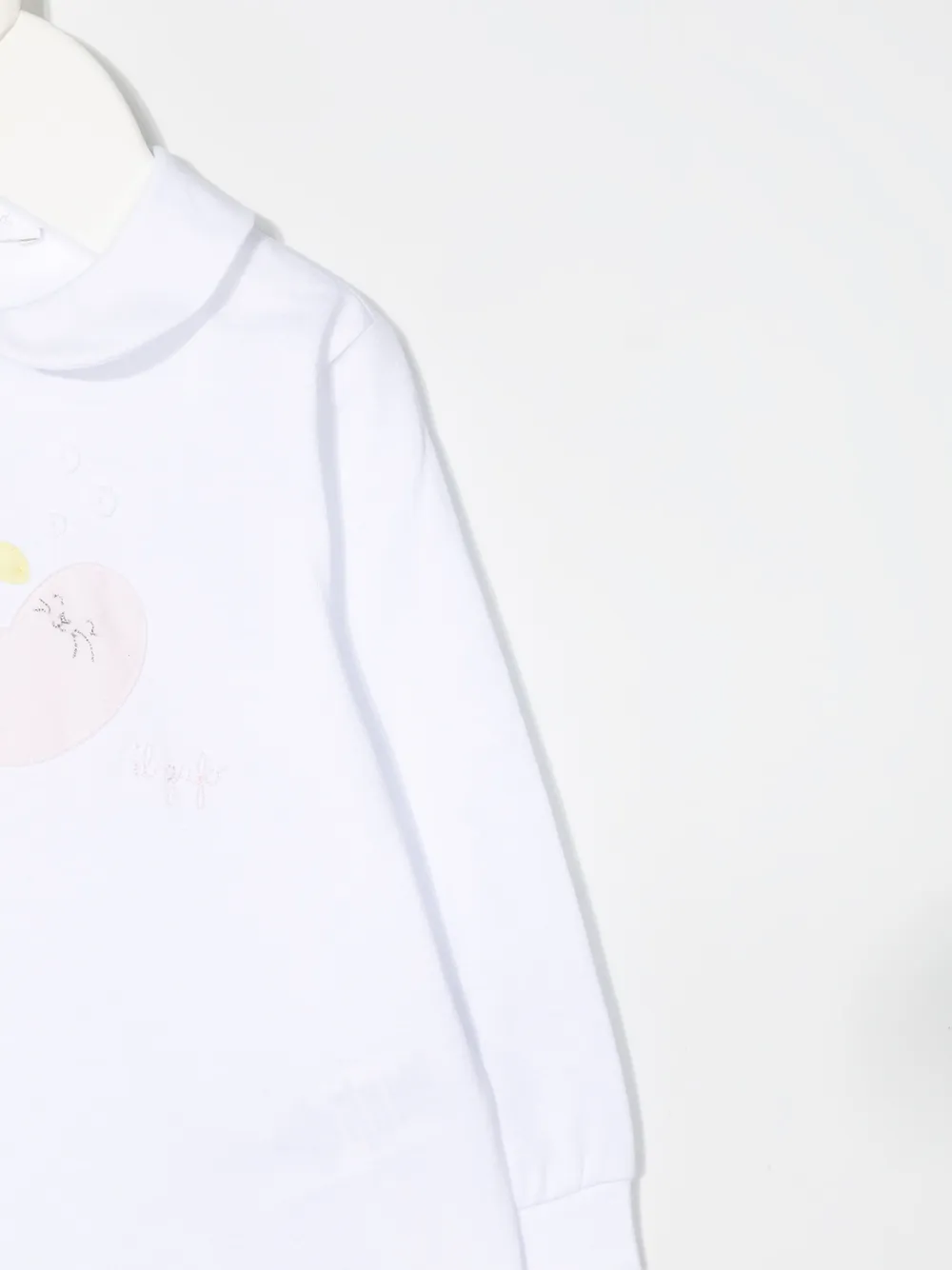 Il Gufo Seal Motif Pajamas In White