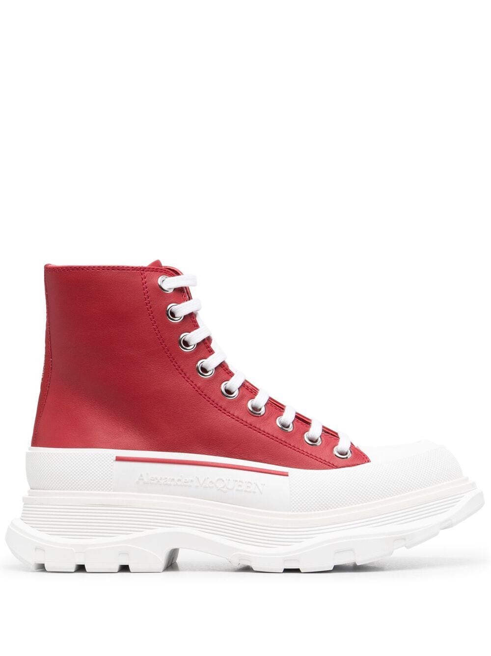 Alexander Mcqueen Tread Slick Sneakers In Red | ModeSens