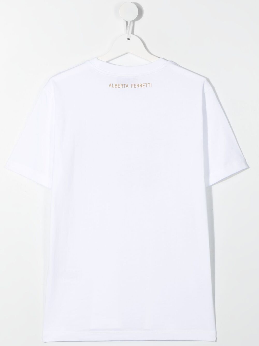 фото Alberta ferretti kids teen slogan-print short-sleeved t-shirt