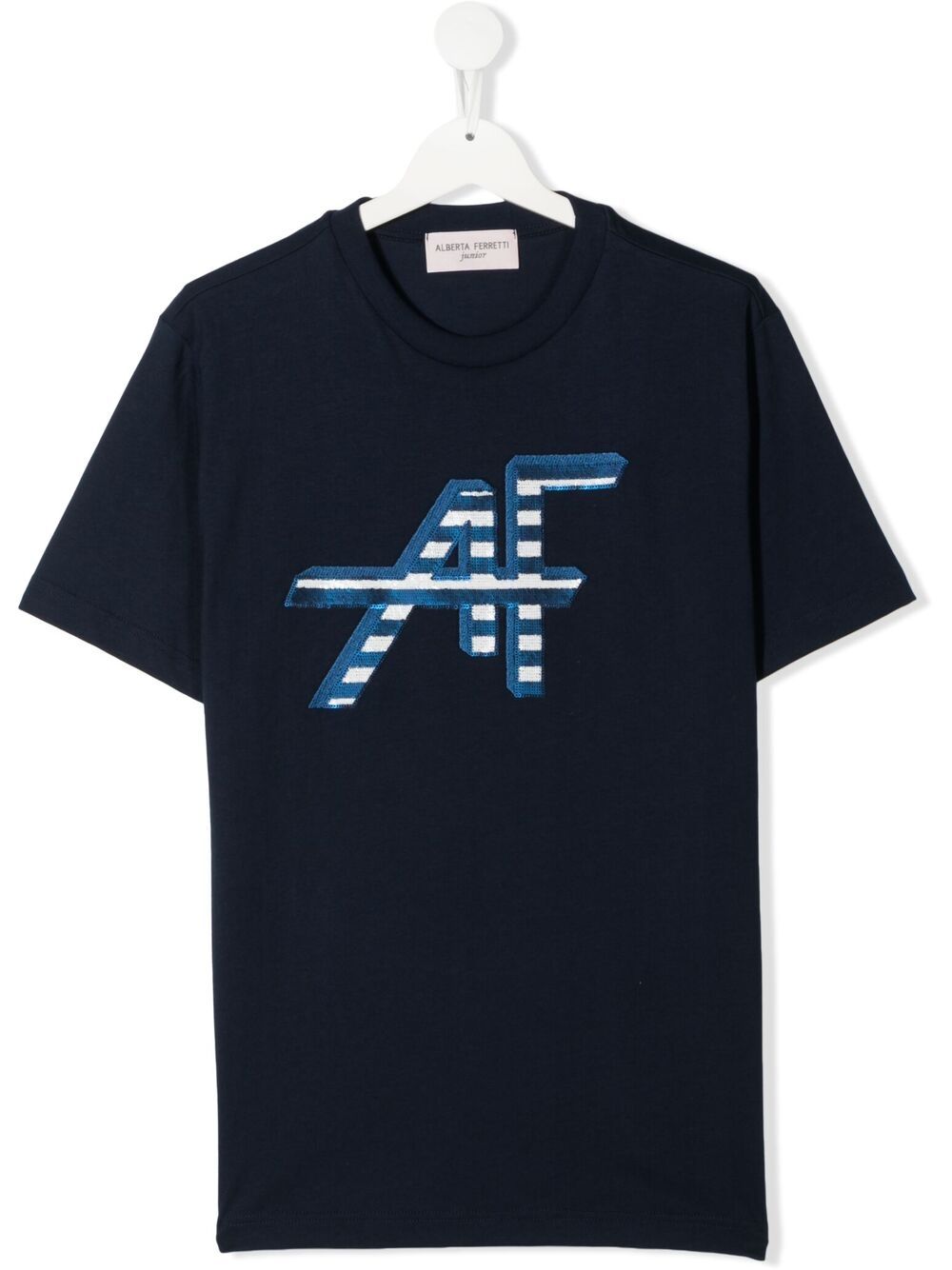 фото Alberta ferretti kids teen logo-print short-sleeved t-shirt