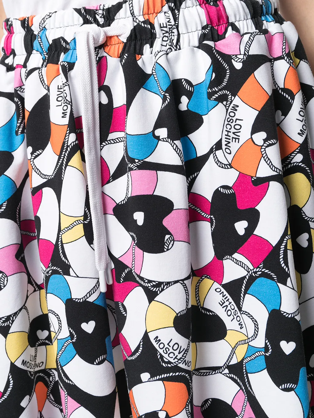 фото Love moschino юбка с кулиской и принтом