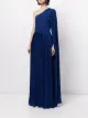 Semsem jumpsuit con un hombro descubierto y glitter