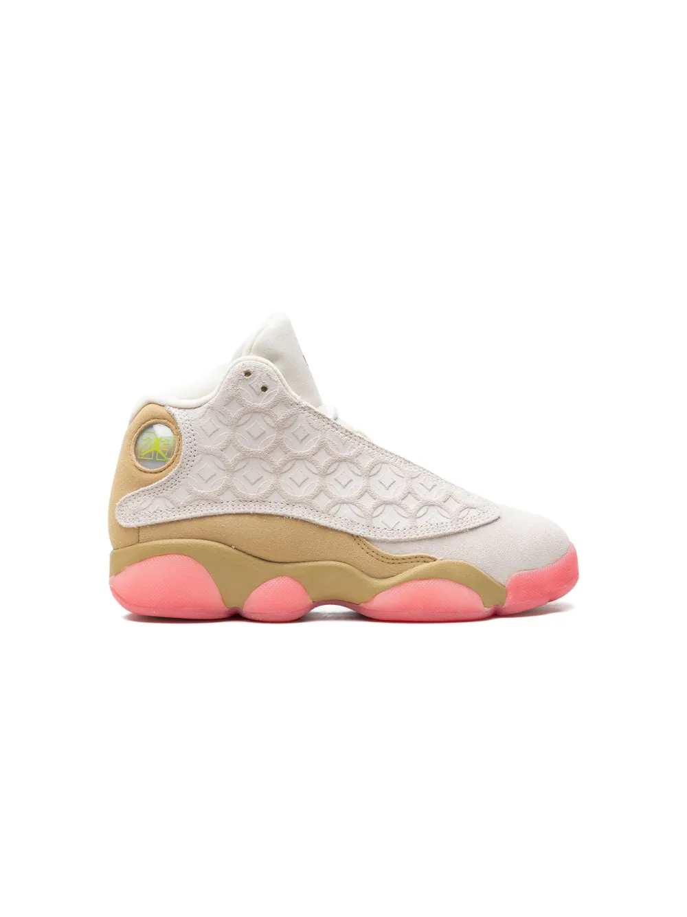 Shop Jordan 13 Retro Low Suede Sneakers In Neutrals