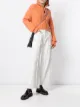 Image 2 of SJYP frayed seam denim trousers