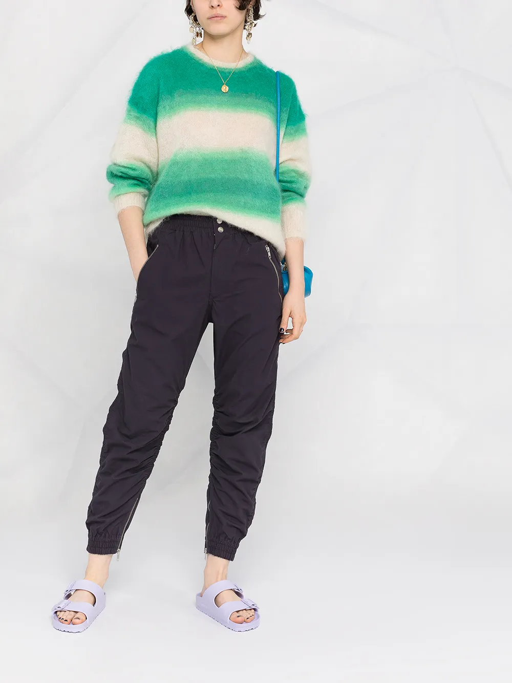 фото Isabel marant étoile зауженные спортивные брюки
