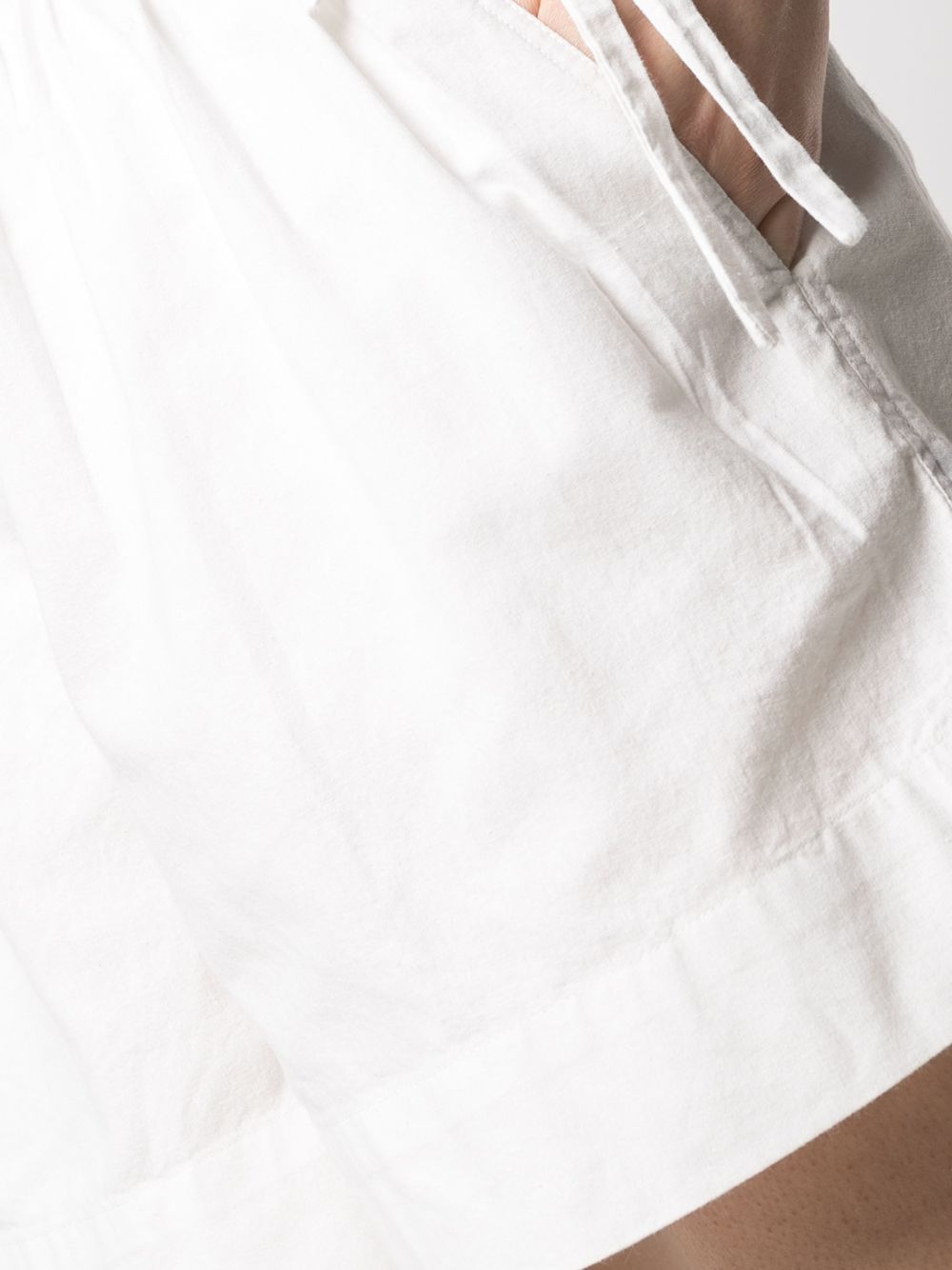 фото Isabel marant étoile шорты со складками и завязками сбоку