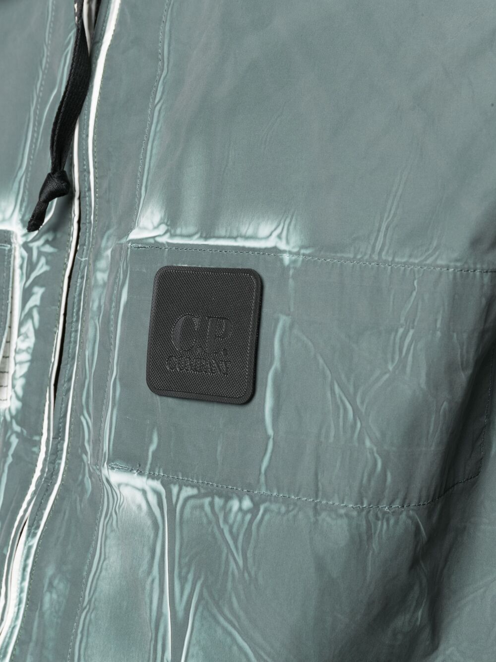 фото C.p. company стеганая куртка с нашивкой-логотипом