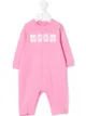 Image 1 of MSGM Kids logo-print long-sleeve babygrow