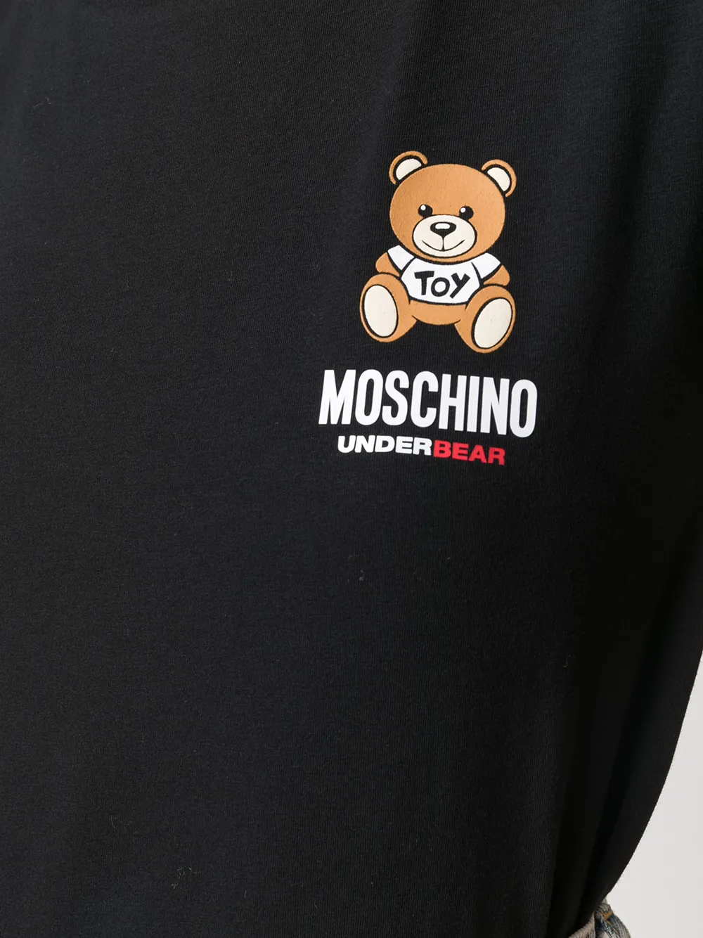 фото Moschino футболка с логотипом teddy bear