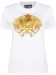 Image 1 of Versace Jeans Couture logo baroque print T-shirt