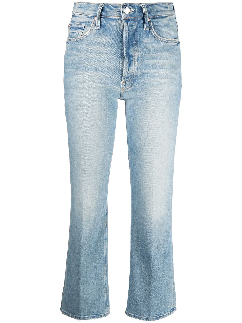 Mother Tripper Straight-leg Jeans In Blue