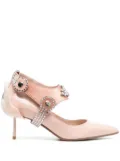 Le Silla Mountain stirrup-detail pumps - Pink