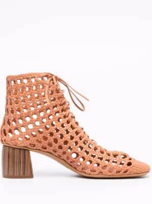 augustine woven ankle boot