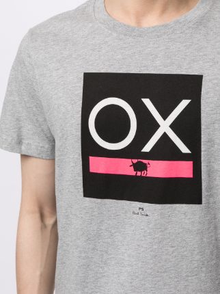 Ox logo印花T恤展示图