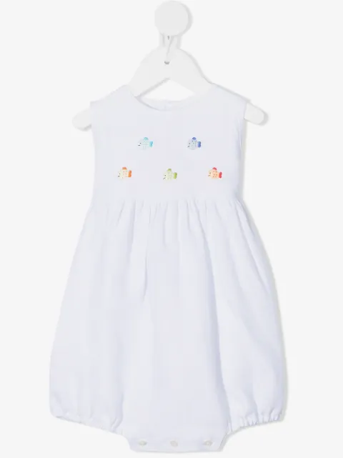 Siola animal-detail linen romper