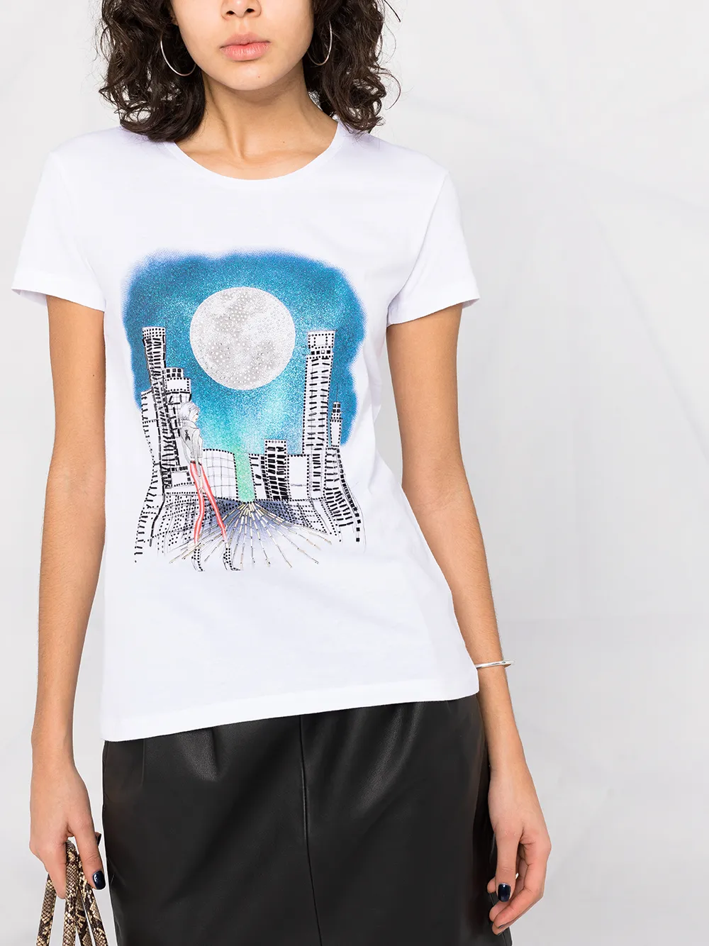 фото Patrizia pepe футболка с принтом