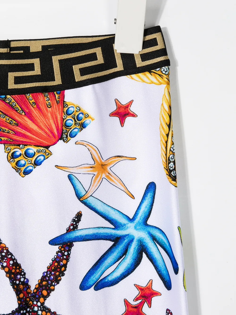 VERSACE STARFISH-PRINT TROUSERS