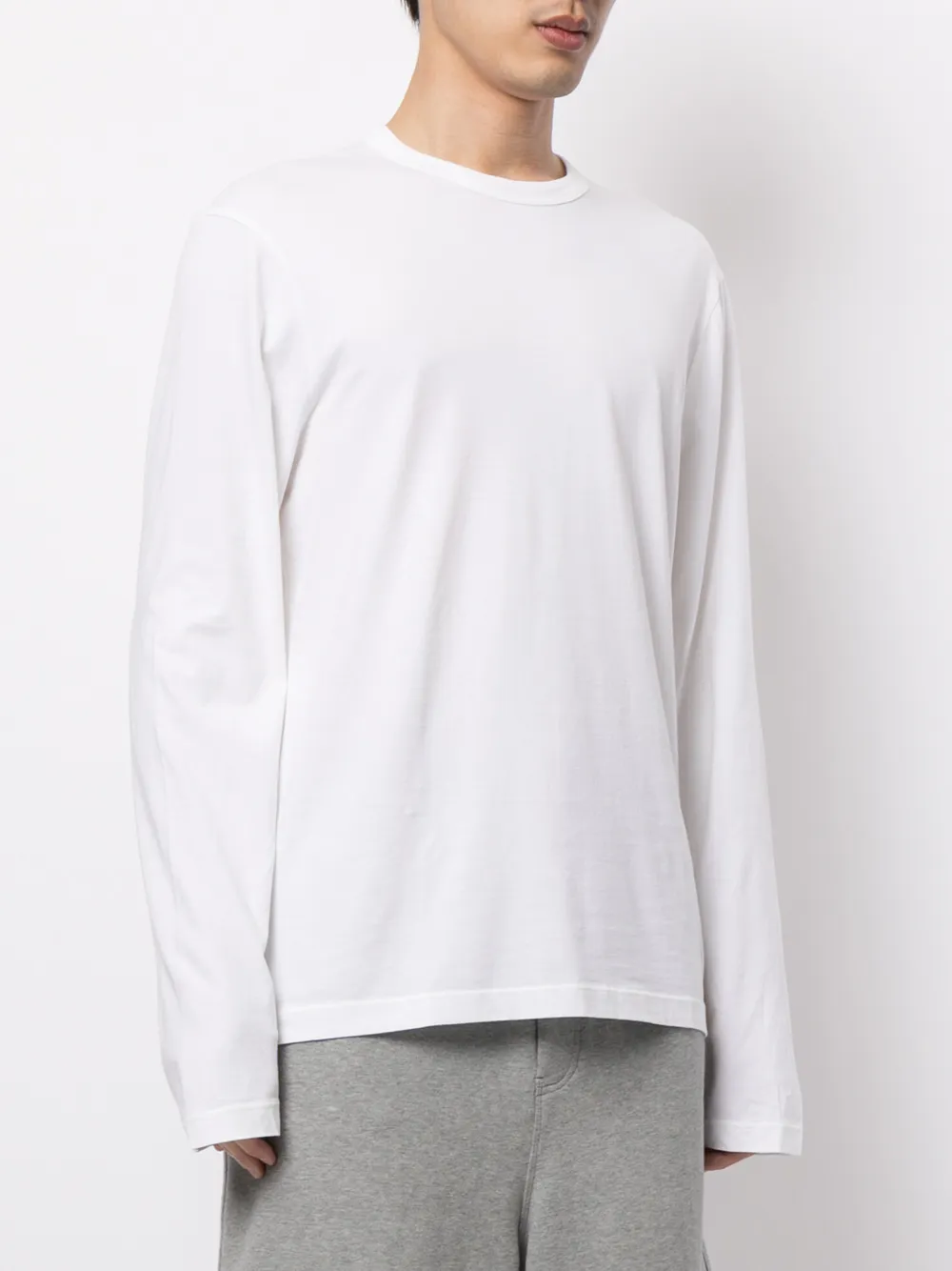 фото James perse топ из джерси с круглым вырезом