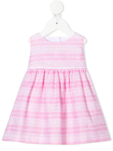 Siola striped tie-fastening dress