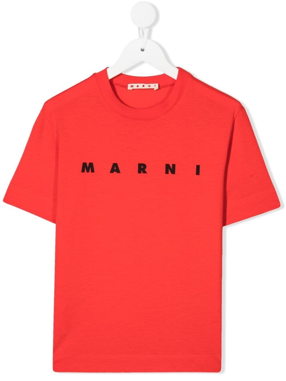 фото Marni kids футболка с логотипом