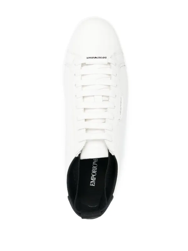 Emporio Armani Two Tone Low Top Sneakers Farfetch